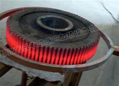 高频感应加热设备对行车轮进行淬火热处理